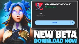 DOWNLOAD VALORANT MOBILE NEW BETA ON ANDROID/IOS