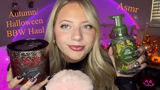 Asmr Autumn/Halloween Bath & Body Works Haul 👻🎃 Tapping, Scratching, Whispers