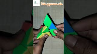 Solve pyraminx cube || How to solve pyraminx cube || Solve cube #short