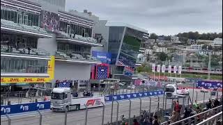 FORMULA 1, Sochi. 26.09.21. Видео в 4К. Парад пилотов