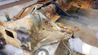 Rebuilding a 69' VW Beetle Part 4 - Napoleon's hat removal