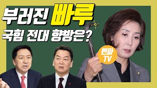 부러진 나경원의 빠루....국힘 전당대회 향방은?