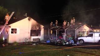 IMPROPER DISPOSAL OF FIREWORKS CAUSES TWO HOMES AND A STORAGE SHED TO CATCH FIRE