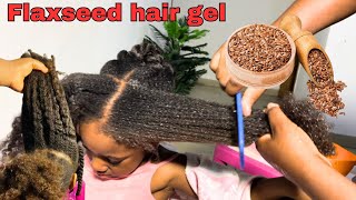 DIY - How To Make Flaxseed Gel For Hair Growth, Conditioning and Detangling | Only One Ingredient