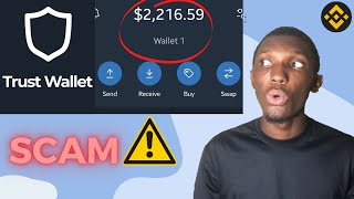 Trust Wallet SCAM WARNING! ⚠⚠ | FAKE BNB (Just know It)