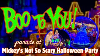 Boo To You Parade 🎃 2024 Mickey's Not So Scary Halloween Party | Disney's Magic Kingdom