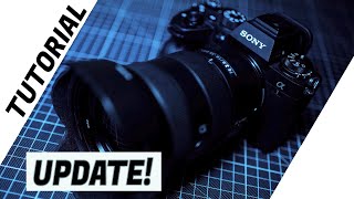 Sony A1 Update richtig durchführen