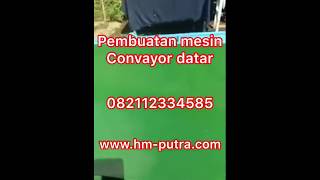 Saat demo mesin convayor 10m datar