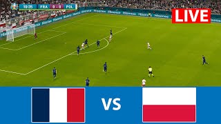 🔴LIVE: FRANCE vs POLAND || UEFA Euro 2024 || Group stage || Live Football Match || PES 21