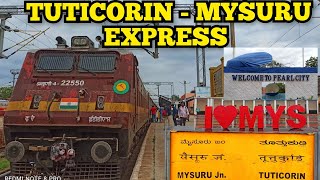 TUTICORIN - MYSURU EXPRESS || FULL JOURNEY || TAMIL TRAVEL VLOG || WAP 4 LHB || TRAVEL WITH ARAVIND