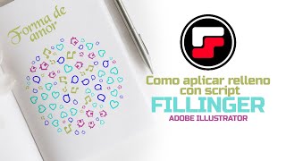 Como aplicar relleno con script Fillinger en Adobe Illustrator