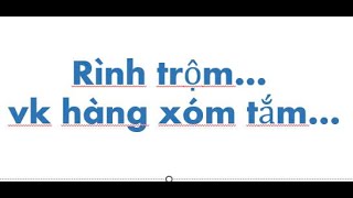 Chuyện rất vớ vẩn