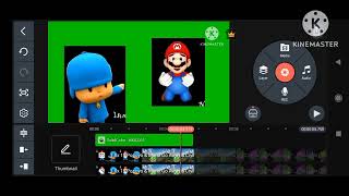 Pocoyo & Mario Go Away & Crying Green Screen Speedrun