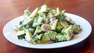 Votre perte le poids sera rapide avec cette salade|| Tuna Avocado salad 🥗 🍅