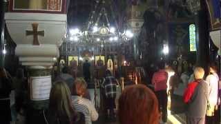 The interior of the small mystical church of St.Sava  Part.2