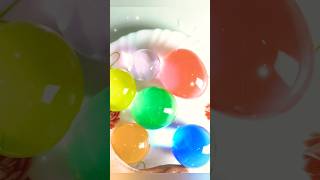 Giant Orbeez Transformation❤️💚💙🧡💛🤍 #shorts #ytshorts #orbeez #transformation #loop #satisfying #fun