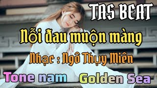 Nỗi đau muộn màng - Nhạc : Ngô Thụy Miên - Karaoke tone nam