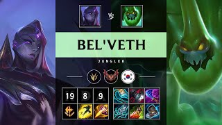 Bel'Veth Jungle vs Zac: Triple Kill, Legendary - KR Grandmaster Patch 14.18