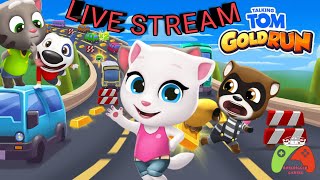 Talking Tom Time Rush : 😄 Happy stream | Playing Solo | Streaming with bonedigger Gaming Star ⭐✨⭐