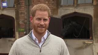 This is my first birth! Prince Harry beams after son's birth