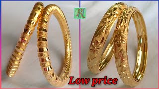 gold bala design || light weight gold bangles design