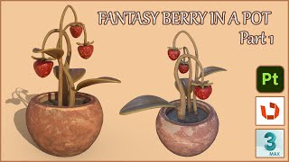 Modeling a Stylized Berry Bush in a Clay Pot [3ds Max/Rizom Tutorial] - pt 1