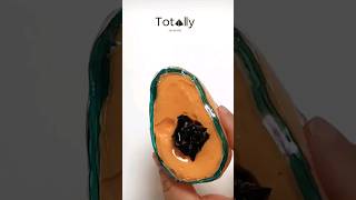 diy nano tape papaya 🤤🤤 fruit squishy #shorts #nanotape