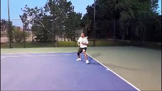 Tenis la Romana Melvin practica forehand nov 2024