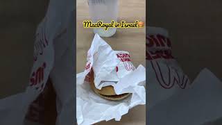 McDonald’s in Israel, I ordered one mini double MacRoyal - but I got…🍔🤣