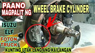 PAANO MAGPALIT NG WHEEL BRAKE CYLINDER NG ISUZU ELF / FOTON TRUCK? #BrakeCylinder #ISUZUELF #FOTON