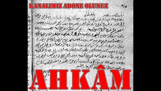 671. DERS AHKAM BELGESİ