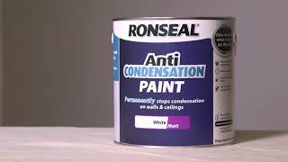 Ronseal Anti Condensation Paint How to Stop Condensation on your Walls & Ceilings