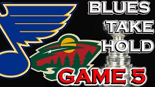 St. Louis Blues Win Game 5 Over The Minnesota Wild Taking a 3-2 NHL Playoff Series Lead