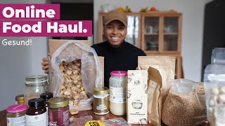 Food Haul: Top 5 Online Shops um dich gesund zu ernähren.