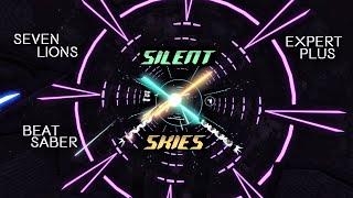 Beat Saber Gameplay, Silent skies - Seven Lions, Karra, expert plus, Melodic Dubstep