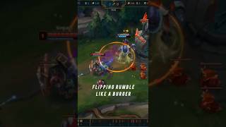 Singed Flipped Rumble Like Burger - League of Legends #shorts