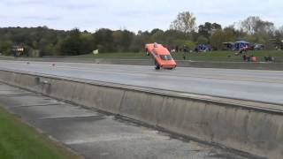 Airborne Cuda Goes 1100 ft on the bumper!! 2014 Byron Wheelstand Contest winner