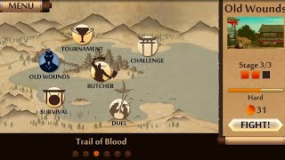 Shadow fight 2 Special Edition | Old Wounds | Sensei vs Butcher | Trail of Blood |