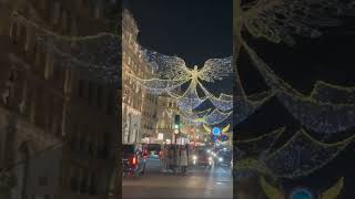 London's Christmas Lights on Regent Street #shorts