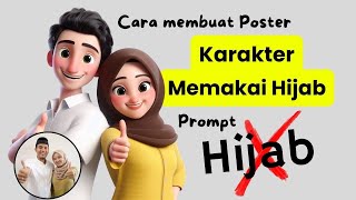 🔴 Tutorial membuat Animasi 3D dari foto - Memakai Hijab || Tutorial AI untuk Pemula