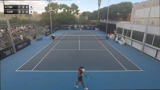 Timofeeva Maria v Carle Maria Lourdes - W100 Cornellà de Llobregat (last points)