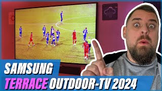 OUTDOOR TV "THE TERRACE": Neue Version 2024 von Samsung vorgestellt (CES)