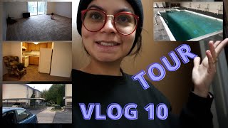 Vlog 10: TOUR pelo nosso apartamento nos Estados Unidos + mostrando áreas comuns