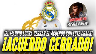 🚨 ¡¡ACUERDO CERRADO!! 🚨 EL MADRID LOGRA EL ACUERDO CON ESTE CRACK PARA LA PRÓXIMA TEMPORADA