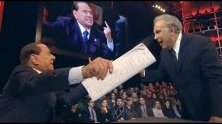 Servizio Pubblico, Santoro VS Berlusconi. Ma a vincere sono Travaglio e l'audience