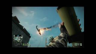 Battlefield Bad Company 2 - Shooting down a helicopter with tracer