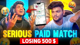 🤯DHANUSH FF GAMER CHALLENGED ME😢 | 1 VS 1 |🤑 $500 PAID MATCH | FREE FIRE IN TELUGU|#dfg #dfgsmart