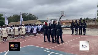 The colour Bearers Troop to hand Over Colour to the Colour Party Team St  john feast day parade AWGC