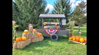 We Turned Our Wood Wagon into a Fall Produce Stand