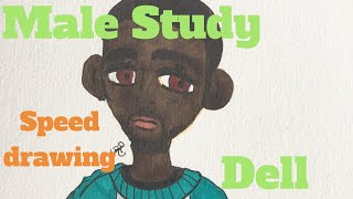 Speed Drawing Male Study: Dell